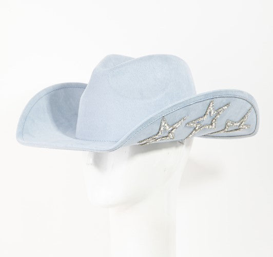 Swanstetler - Baby Blue Western with Stars