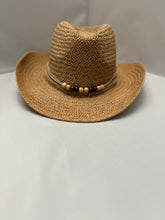 Load image into Gallery viewer, Beads Make It! straw hat
