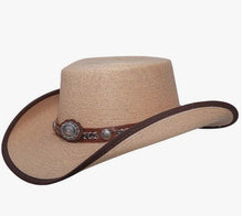 Load image into Gallery viewer, Garland Straw Western Hat
