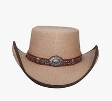 Load image into Gallery viewer, Garland Straw Western Hat
