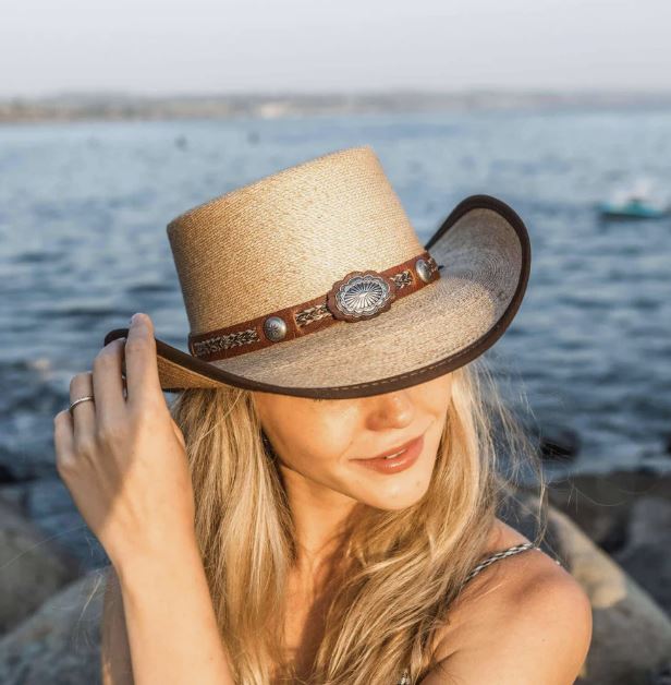 Garland Straw Western Hat